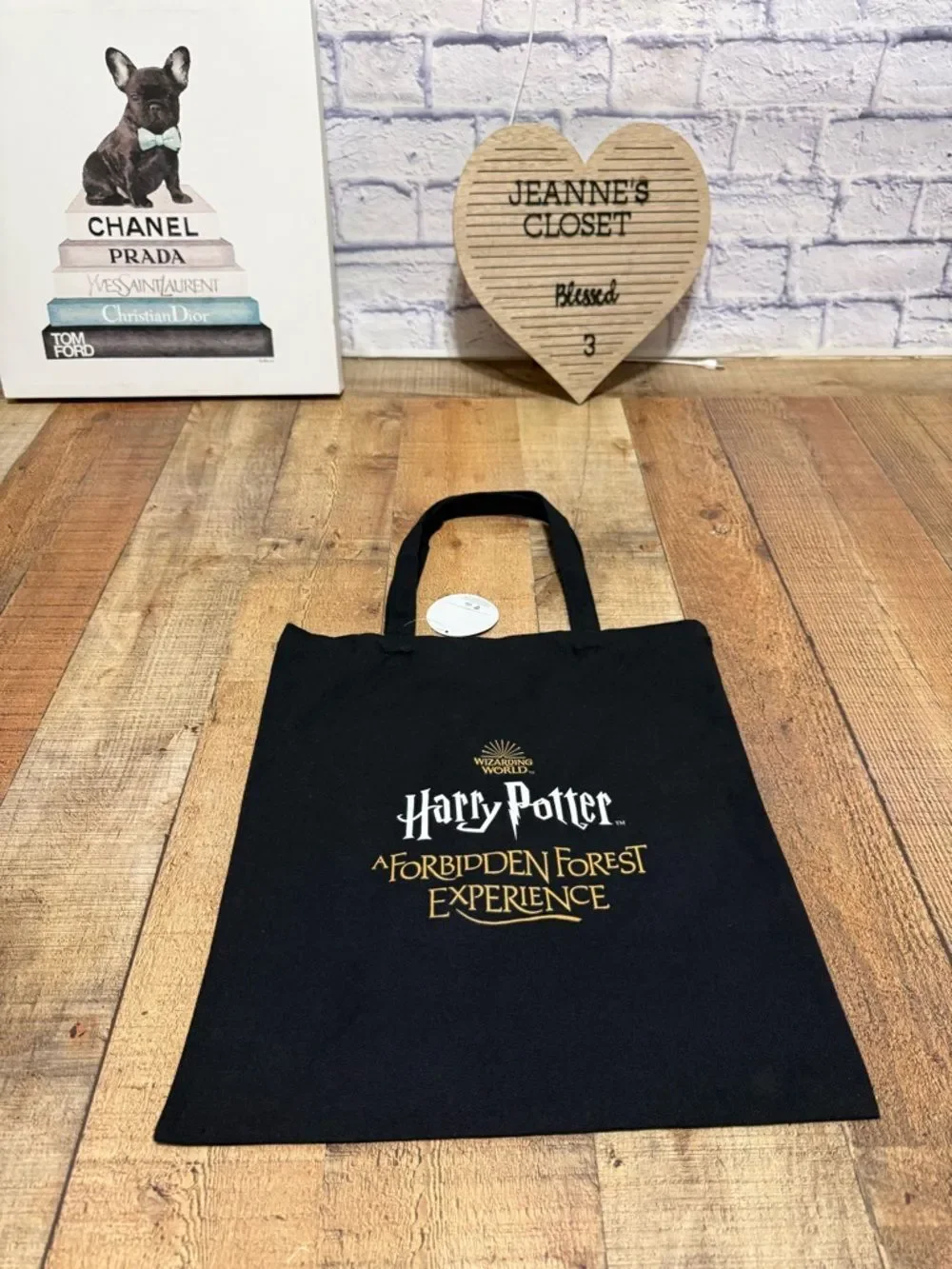 NWT Wizarding World of Harry Potter Forbidden Forest Experience Canvas Tote bag